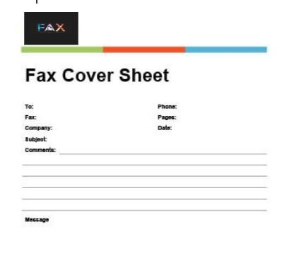 Banner Fax Cover
