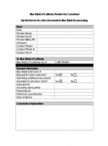 CLAIMS FAX COVER SHEET TEMPLATE