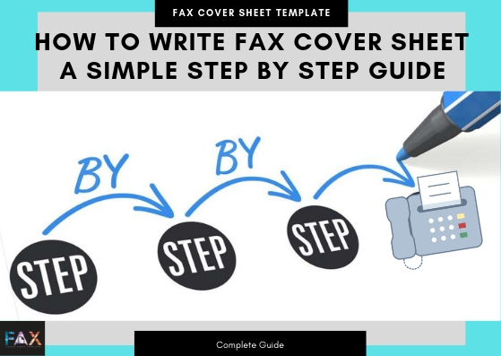 How To Write Fax Cover Sheet